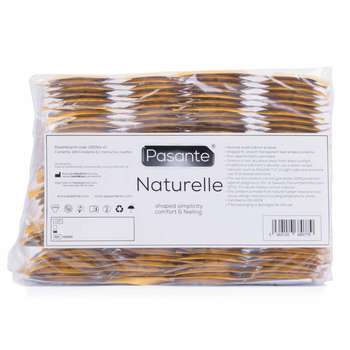 1-Pasante Naturelle Condoms Bulk Packs 144 pcs-1