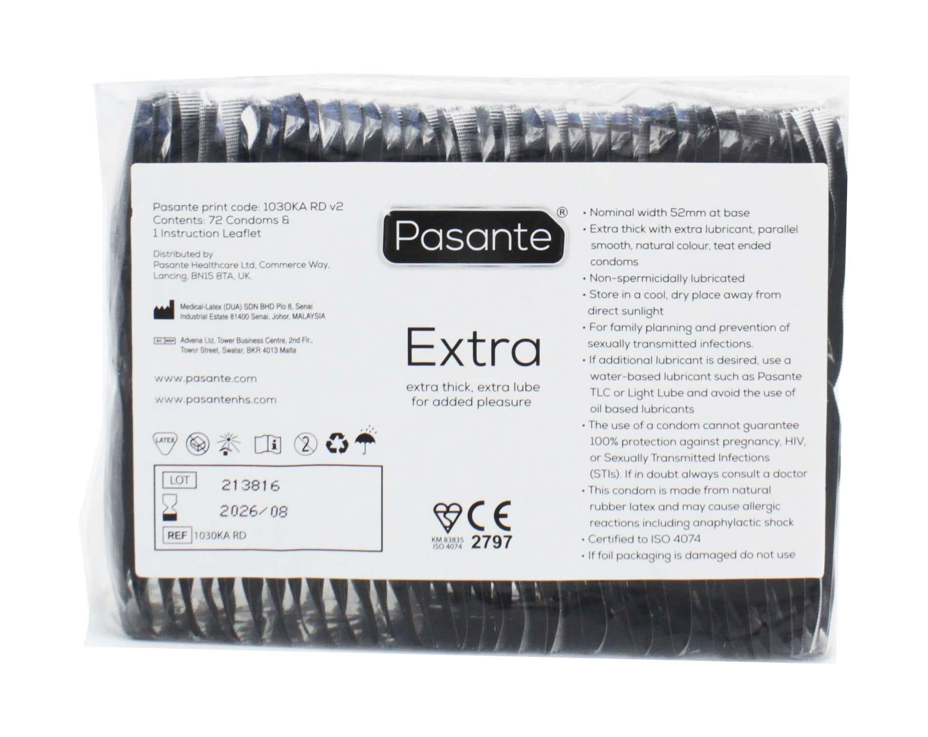 1-Pasante Extra Condoms Bulk Packs 144 psc-1