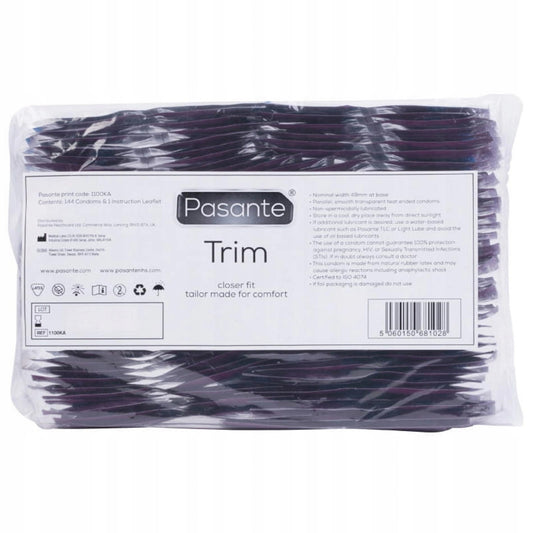 1-Pasante Trim Condoms Bulk Packs 144 pcs-1