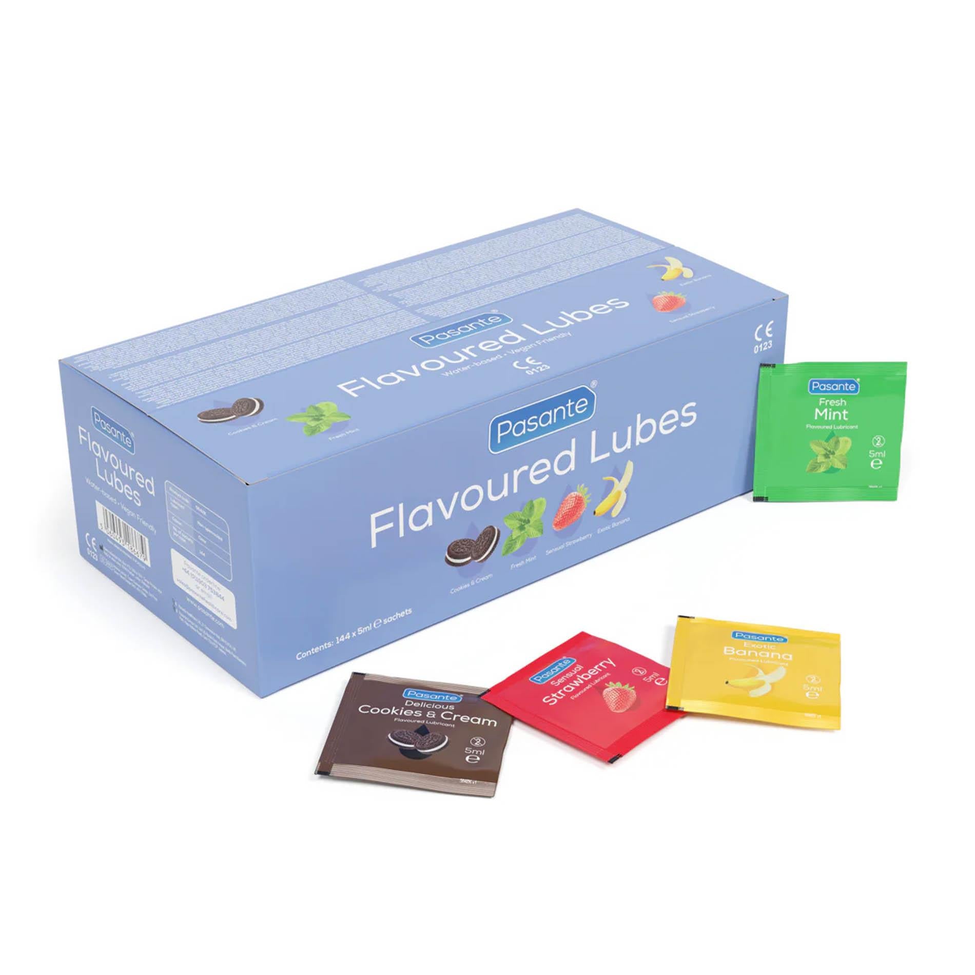 1-Pasante Flavoured Lube Sachets 5ml x 144pcs-1