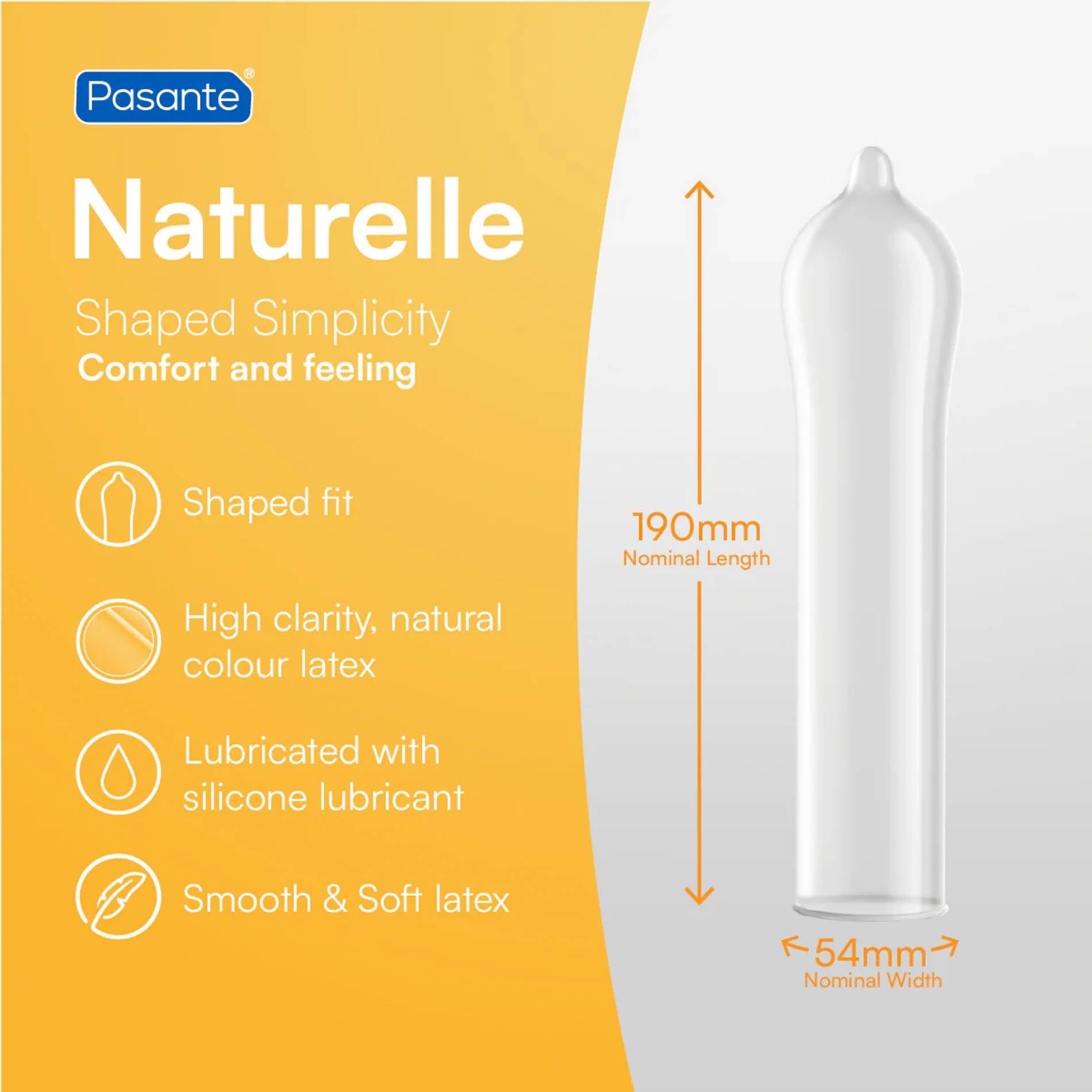 3-Pasante Naturelle Condoms 3 pcs-3