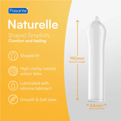 3-Pasante Naturelle Condoms 3 pcs-3
