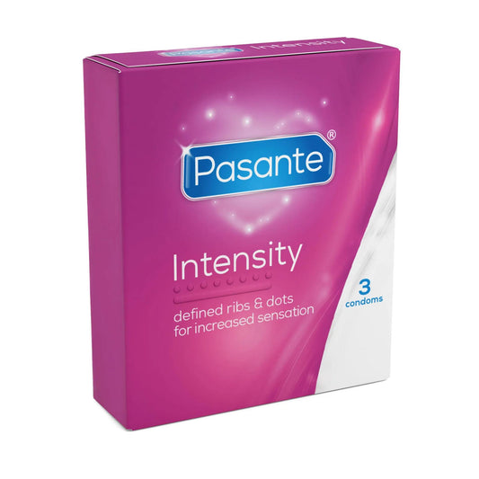 2-Pasante Ribs & Dots/Intensity Condoms 3 pcs-2