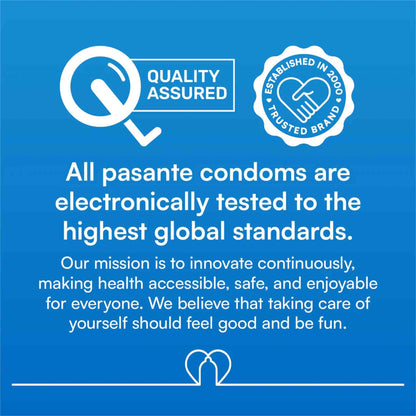 4-Pasante Ribbed/Passion Condoms  3 pcs-4