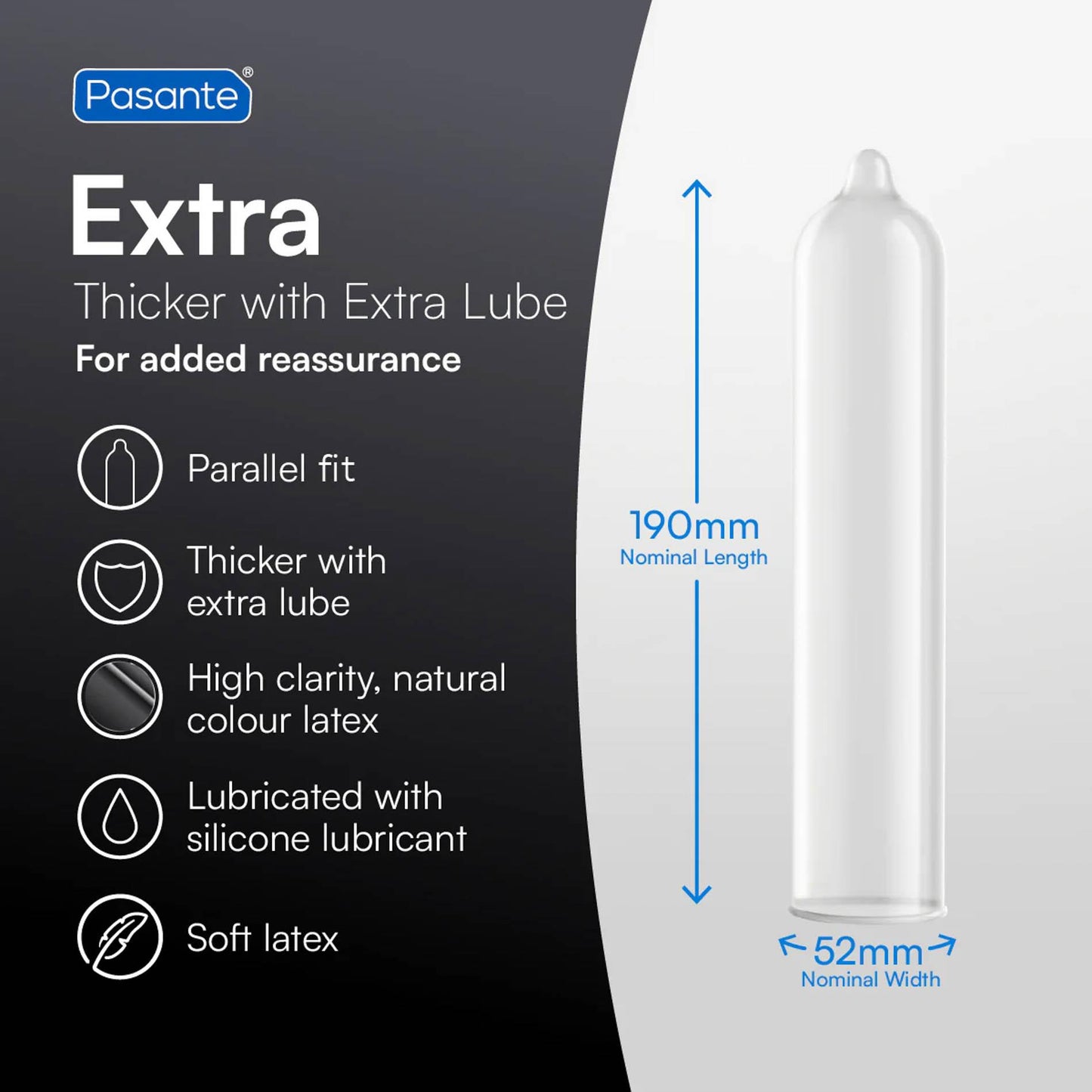 3-Pasante Extra Condoms  12 psc-3