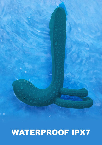 10-Couples Vibrator Ring Green-10