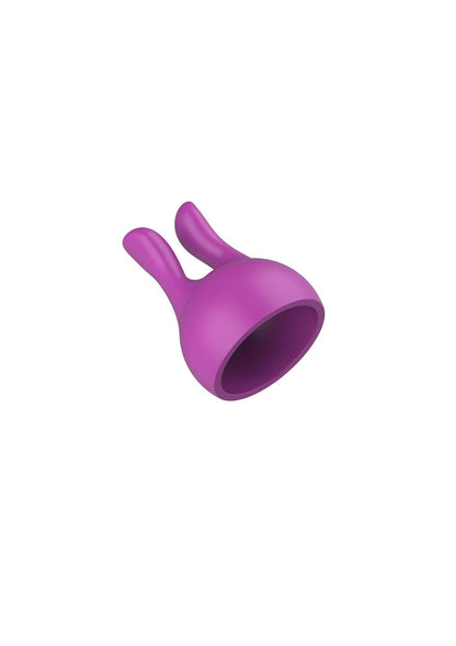 3-Attachments Personal Massager Fuchsia-3