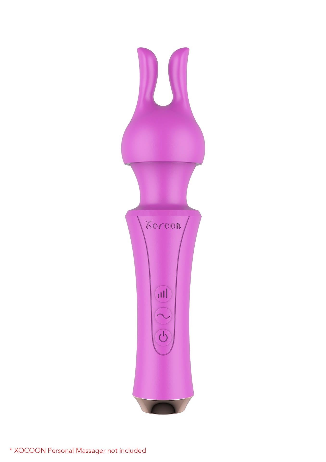 6-Attachments Personal Massager Fuchsia-6