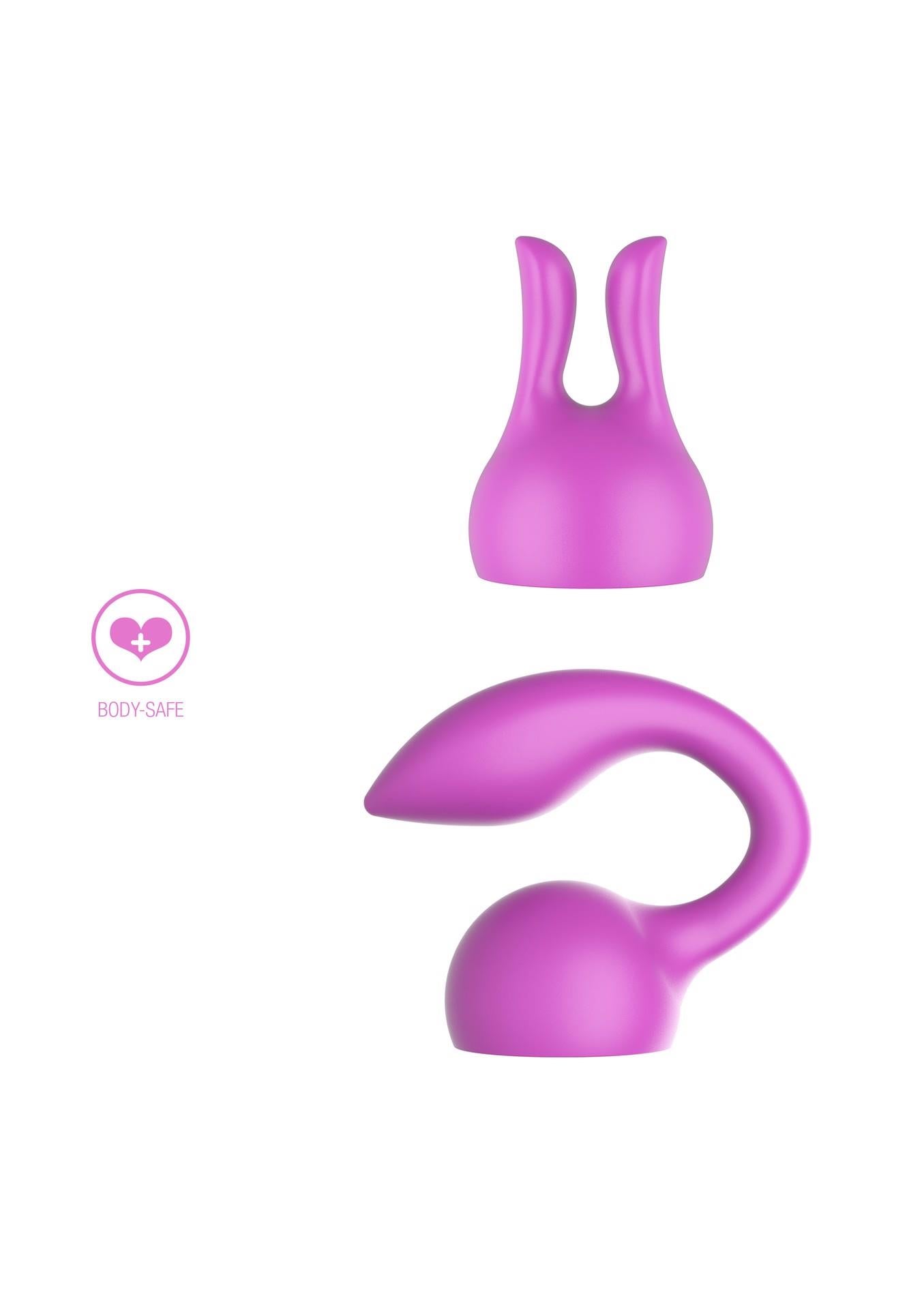 8-Attachments Personal Massager Fuchsia-8