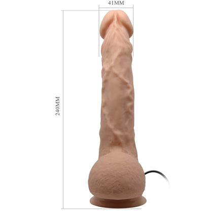 4-Sztuczny penis dildo realistyczne wibracje 24 cm-4