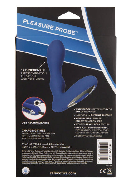 17-Plug/vibr-WIRELESS PLEASURE PROBE BLUE-17