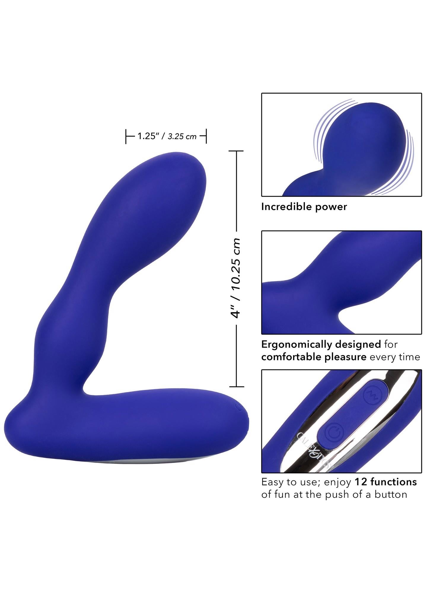 14-Plug/vibr-WIRELESS PLEASURE PROBE BLUE-14