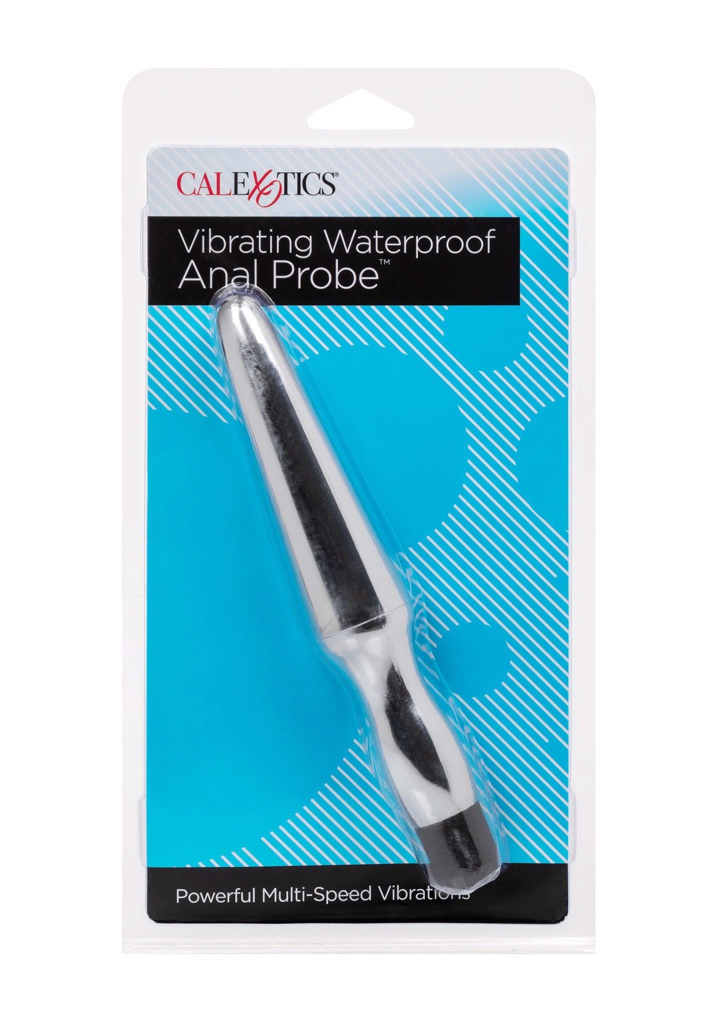 4-Wibrujące dildo analne zatyczka metalowy korek-4