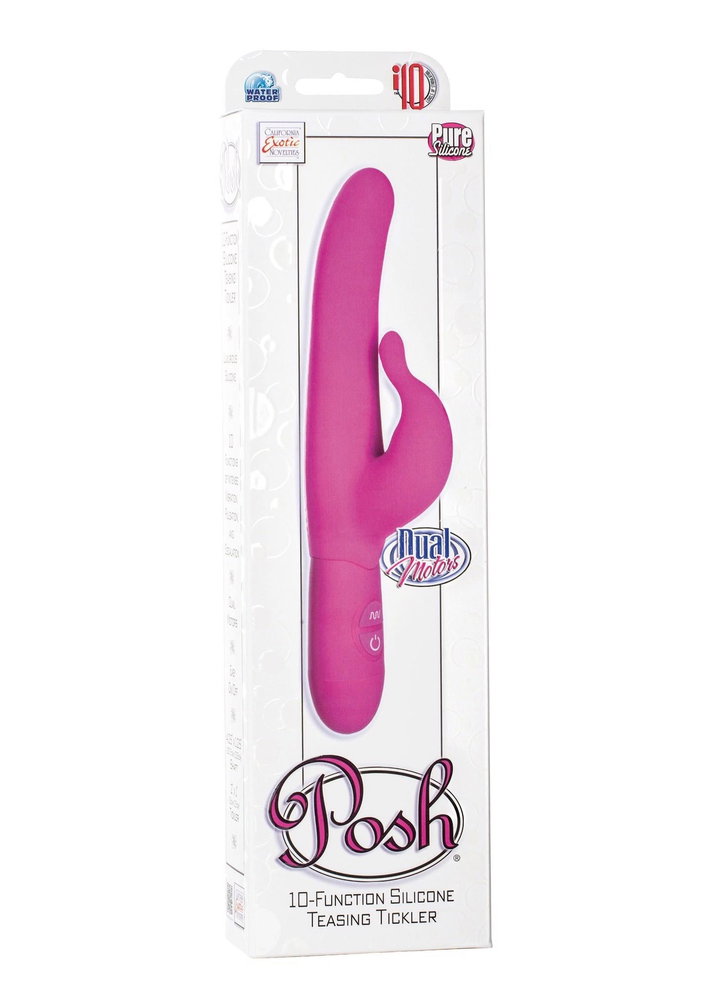 4-Wibrator-10 FUNCTION TEASING TICKLER PINK-4