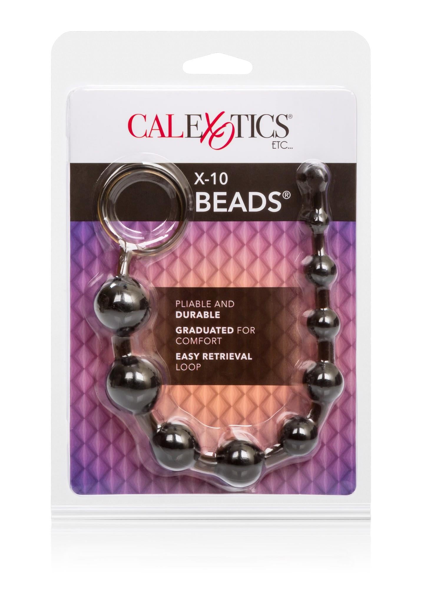 3-Plug/kulki-X-10 BEADS BLACK-3