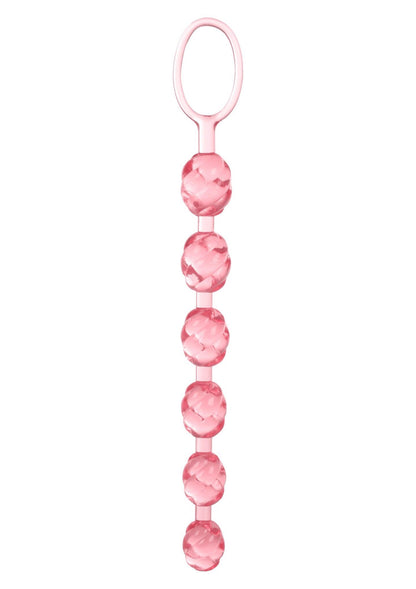2-Plug/kulki-SWIRL PLEASURE BEADS PINK-2