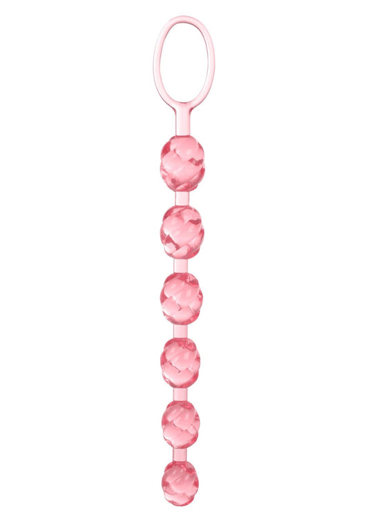2-Plug/kulki-SWIRL PLEASURE BEADS PINK-2
