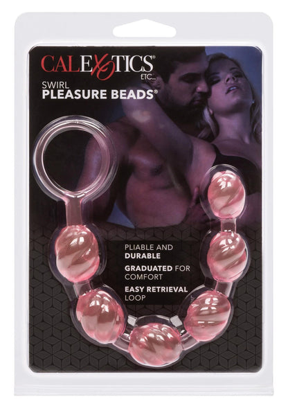 4-Plug/kulki-SWIRL PLEASURE BEADS PINK-4