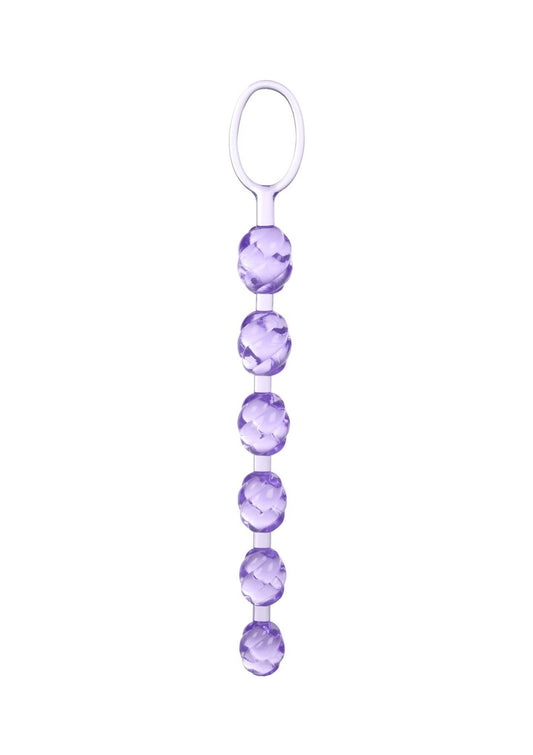 1-Plug/kulki-SWIRL PLEASURE BEADS PURPLE-1