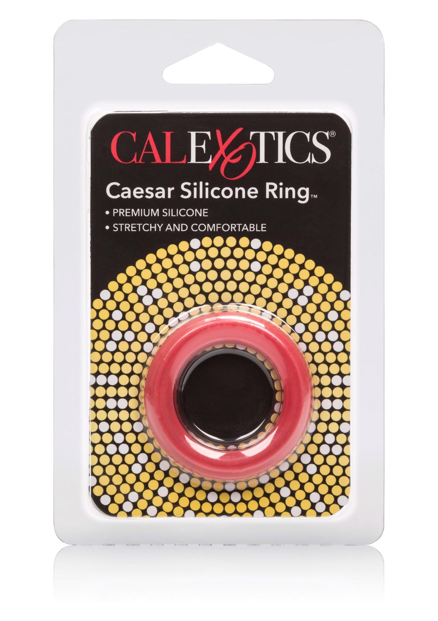 3-Pierścień-CAESAR SILICONE RINGS RED-3