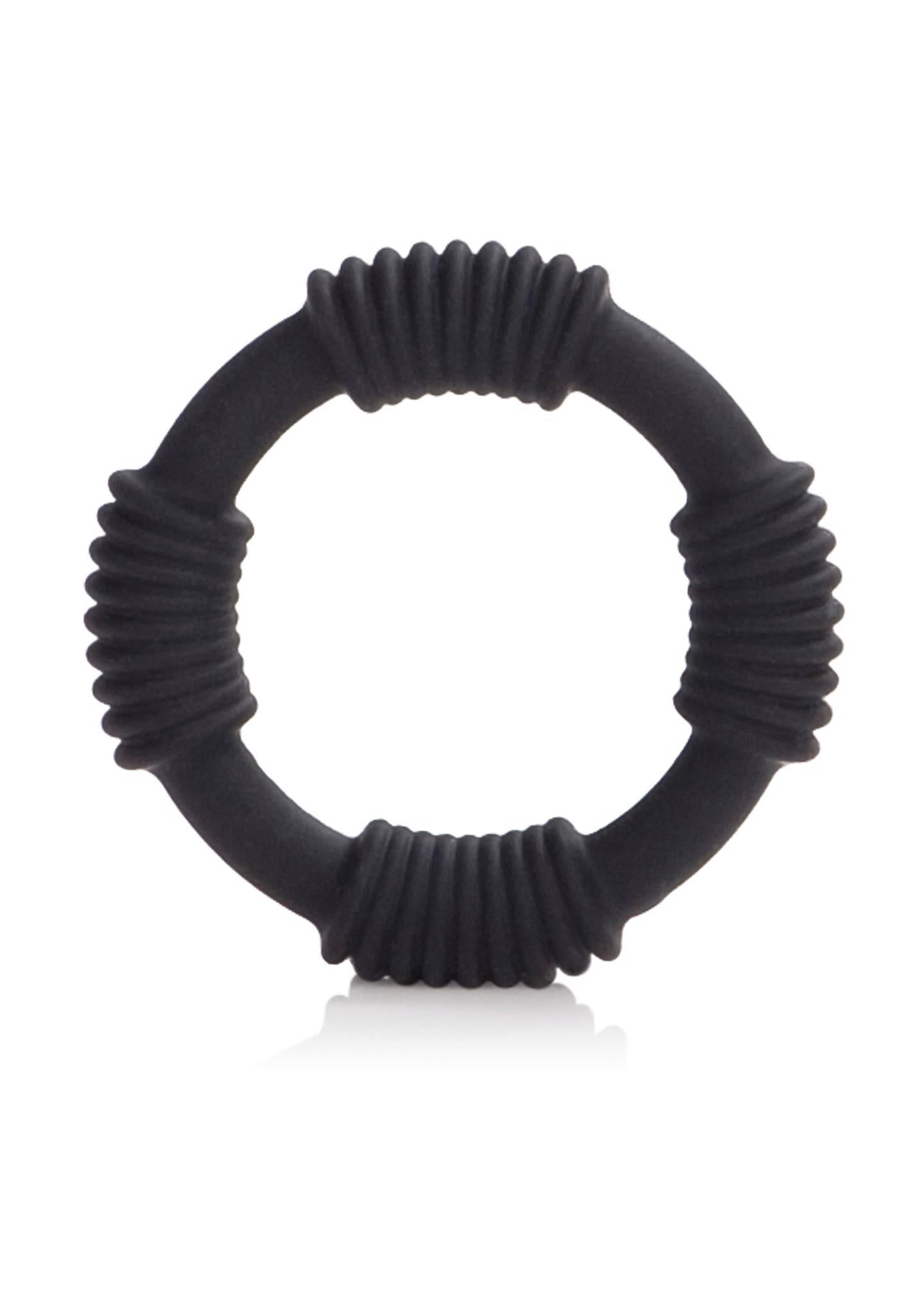 1-Pierścień-ADONIS SILICONE RINGS HERCULES BLCK-1