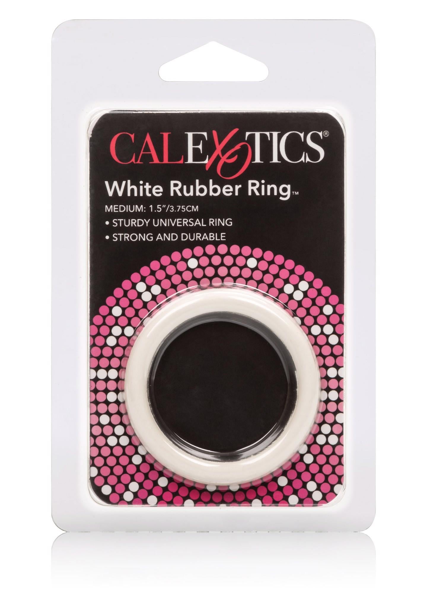 3-Pierścień-RUBBER RING WHITE MEDIUM-3