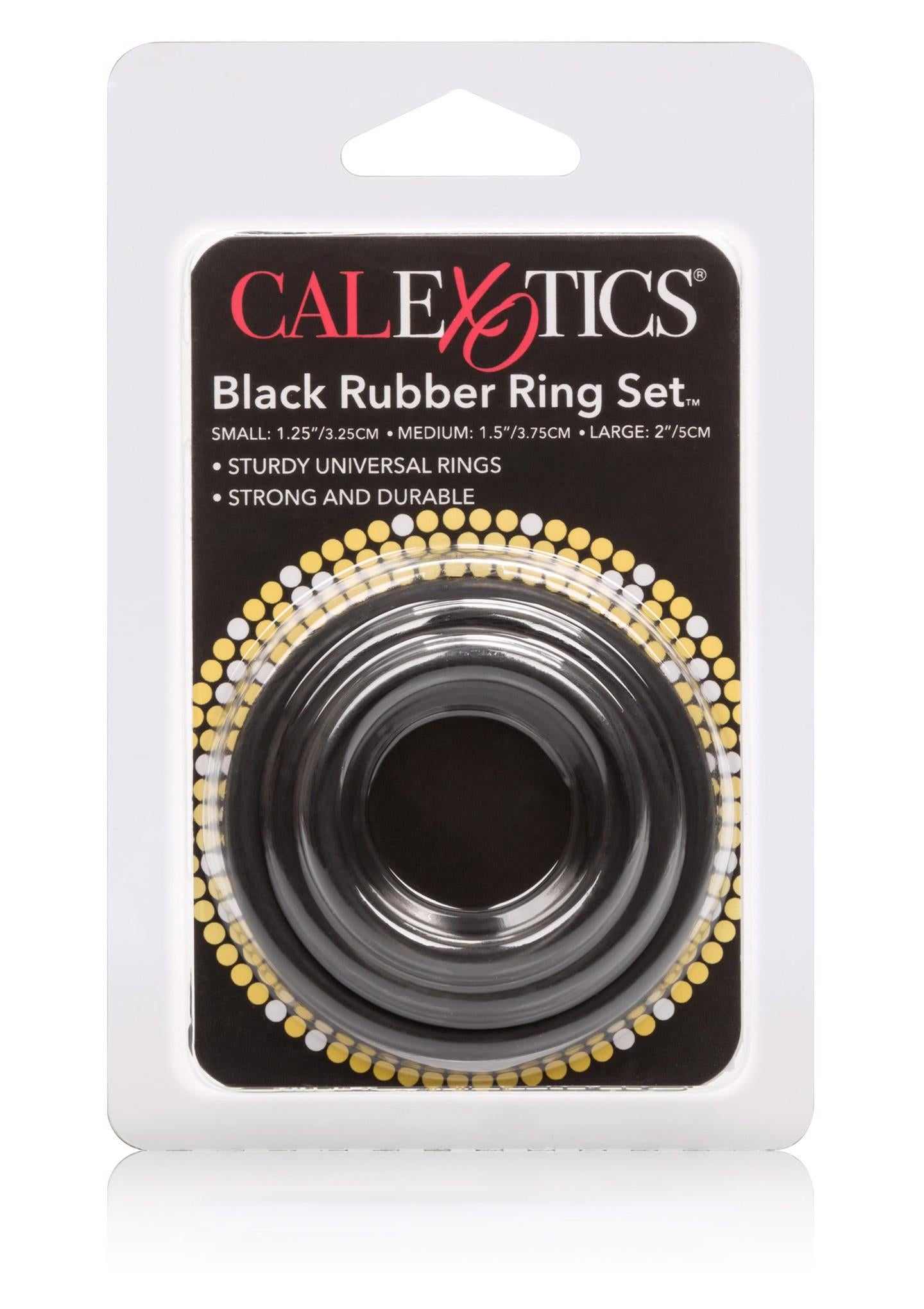 4-Pierścień-RUBBER RING BLACK SET 3PCS-4