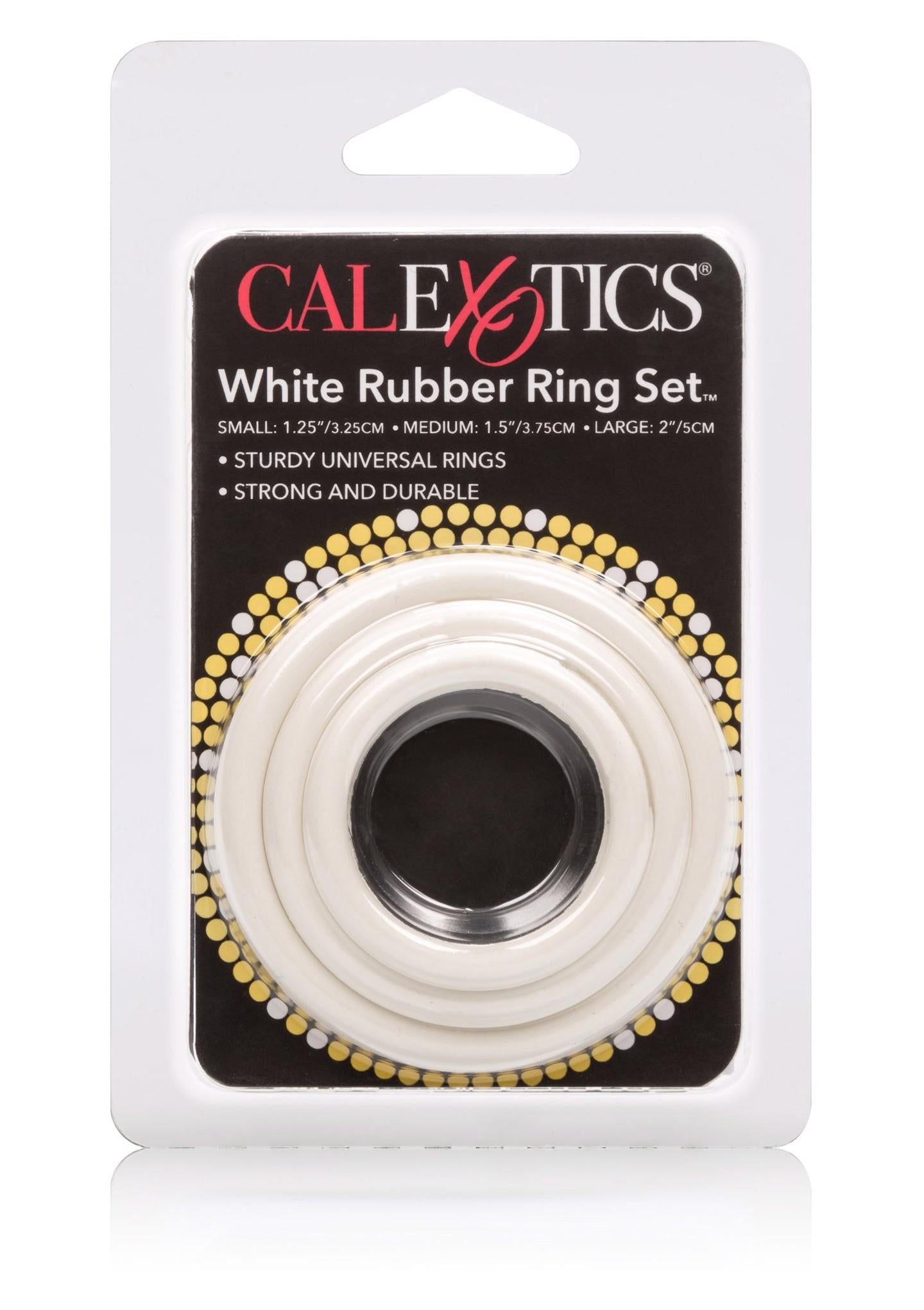 4-Pierścień-RUBBER RING WHITE SET 3PCS-4