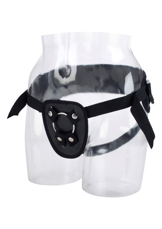 2-Uprząż skórzana z regulowanymi szelkami strap-on-2
