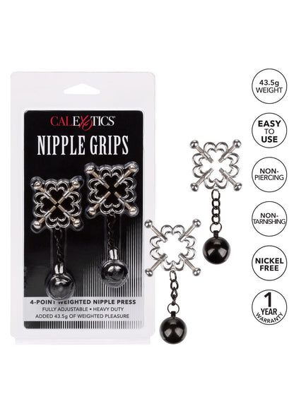 7-4-Point Weighted Nipple Press Metal-7