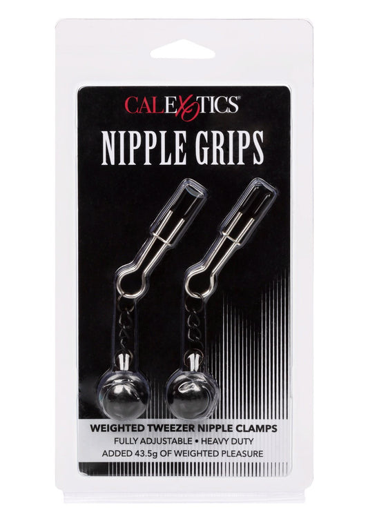 2-Weighted Tweezer NippleClamps Metal-2