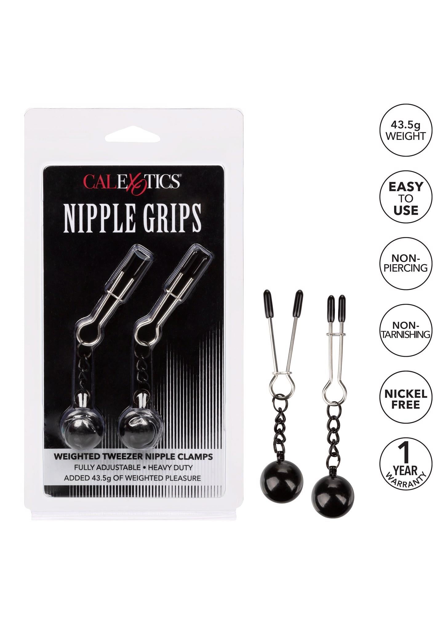 7-Weighted Tweezer NippleClamps Metal-7