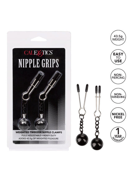 7-Weighted Tweezer NippleClamps Metal-7