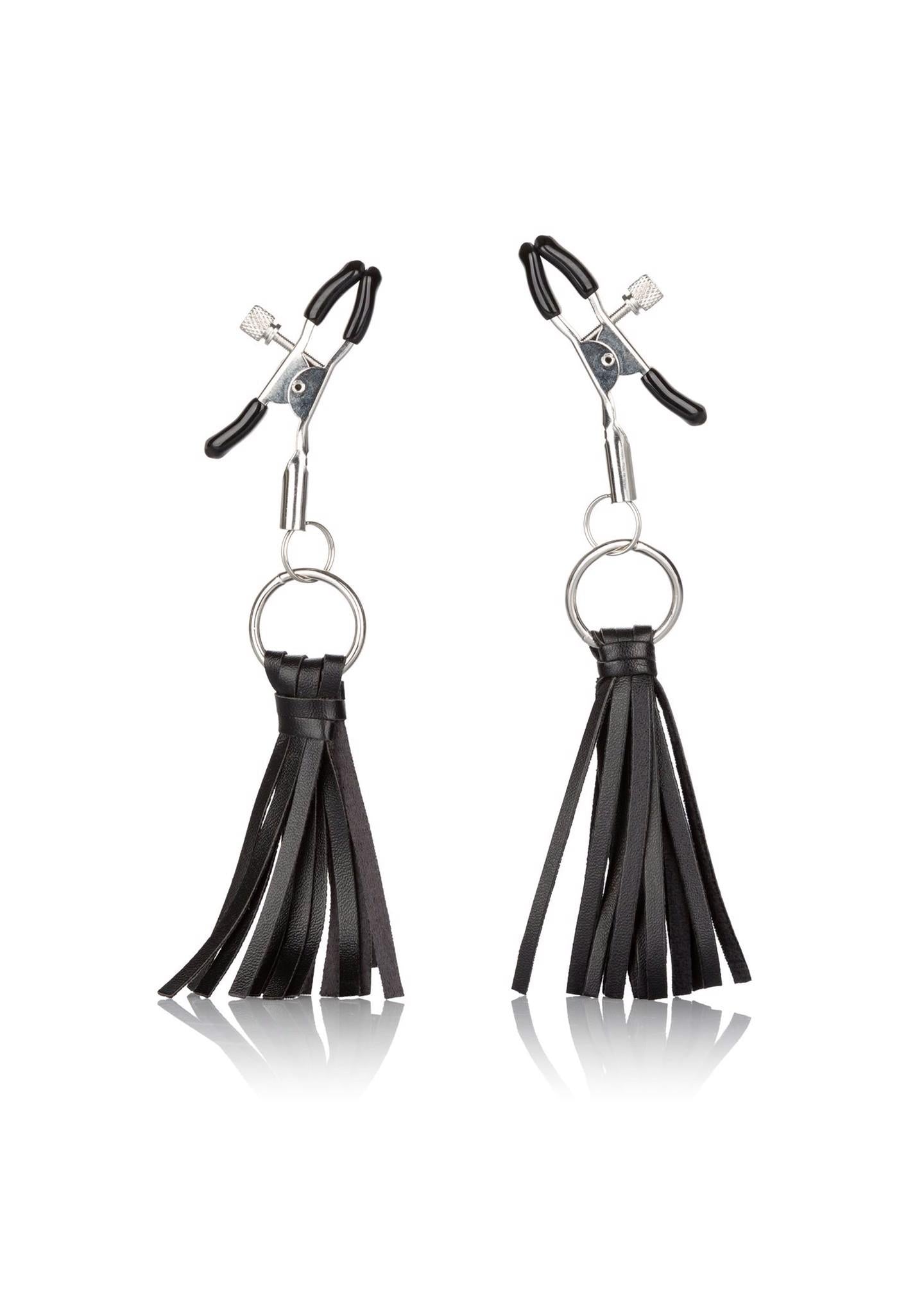 1-Ozdobne regulowane zacisk na sutki BDSM bondage-1