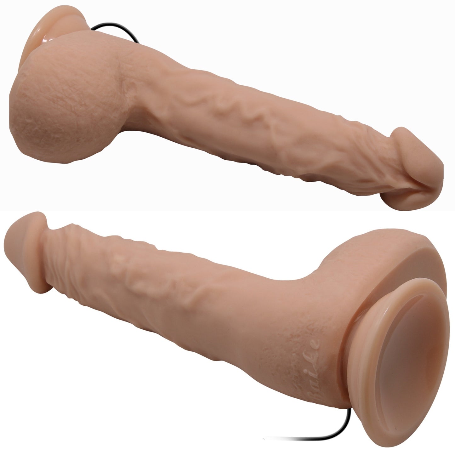 6-Sztuczny penis dildo realistyczne wibracje 24 cm-6