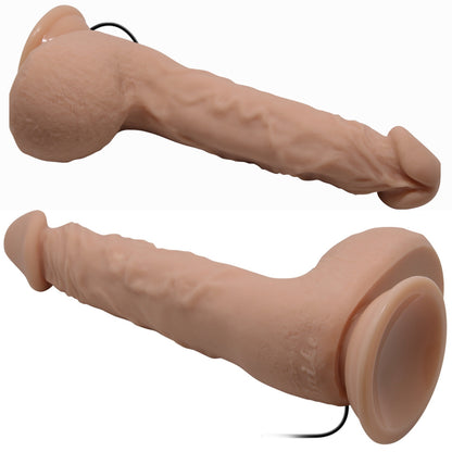 6-Sztuczny penis dildo realistyczne wibracje 24 cm-6