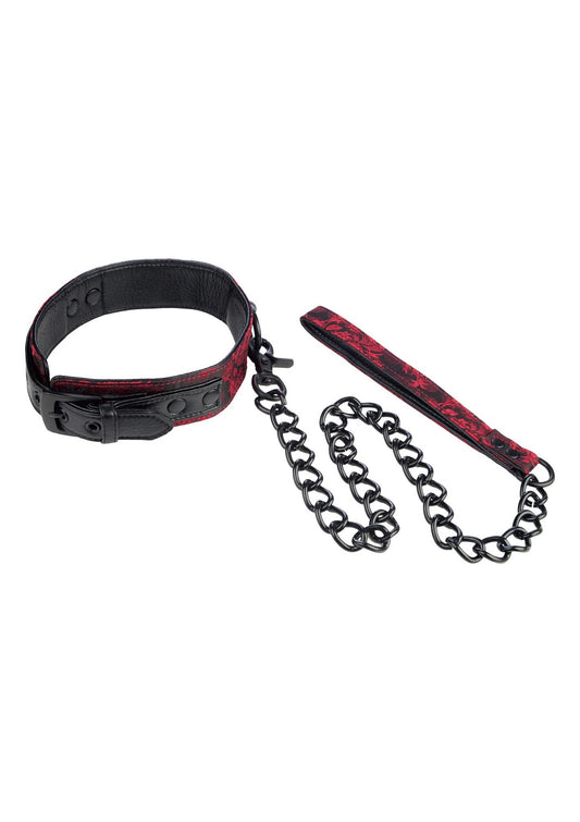 2-Wiązania-SCANDAL COLLAR WITH LEASH-2
