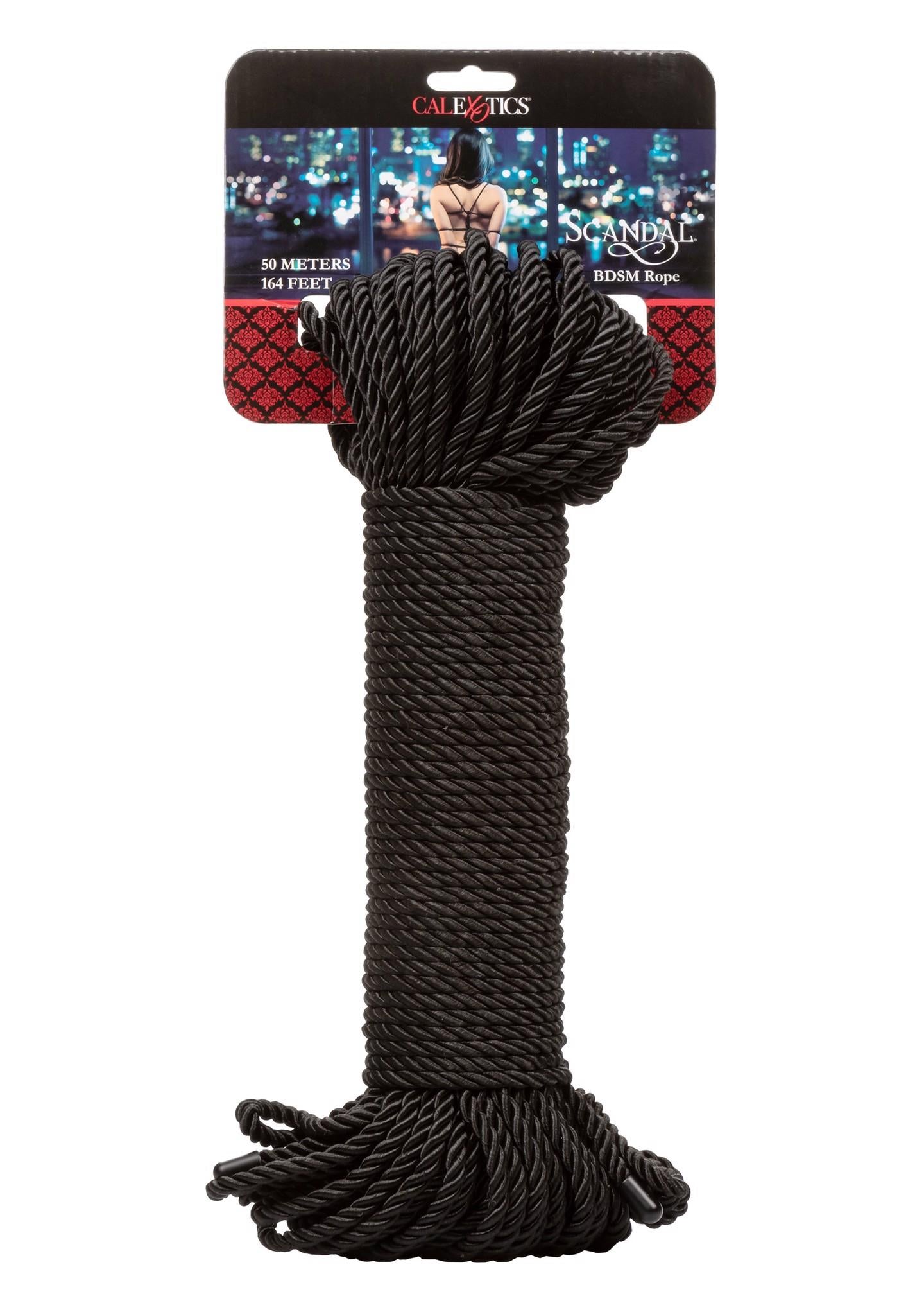 2-Scandal BDSM Rope 50M Black-2