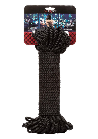 2-Scandal BDSM Rope 50M Black-2