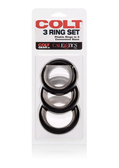 4-Pierścień-COLT 3 RING SET BLACK-4