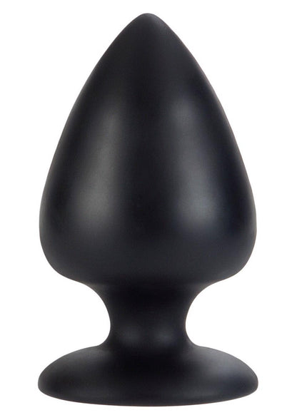 2-Gruby plug analny zatyczka korek czarny silikonowy-2