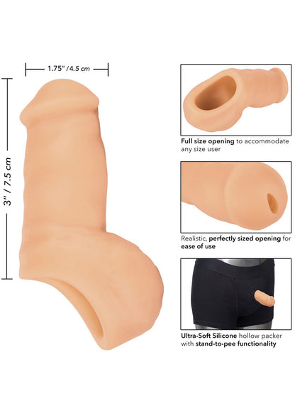 8-Soft Silicone Stand-To-Pee Light skin tone-8