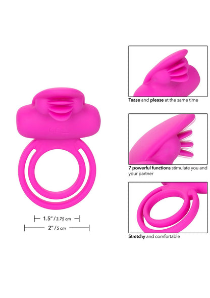 7-Dual Clit Flicker Enhancer Pink-7