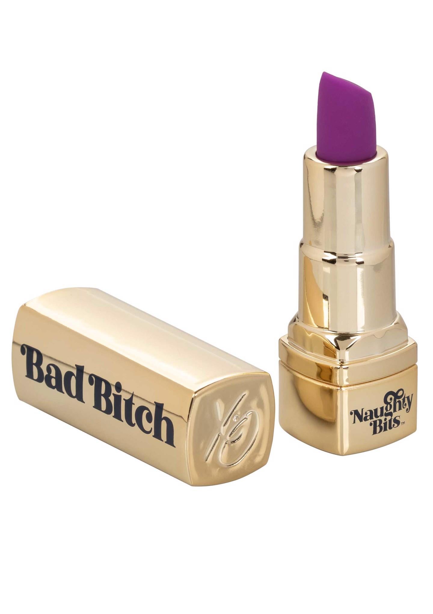 1-Bad Bitch Lipstick Vibrator Gold-1
