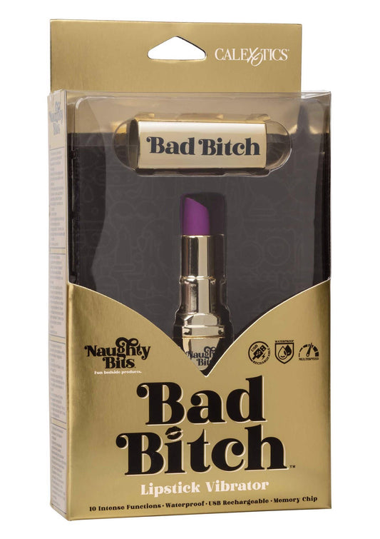 2-Bad Bitch Lipstick Vibrator Gold-2