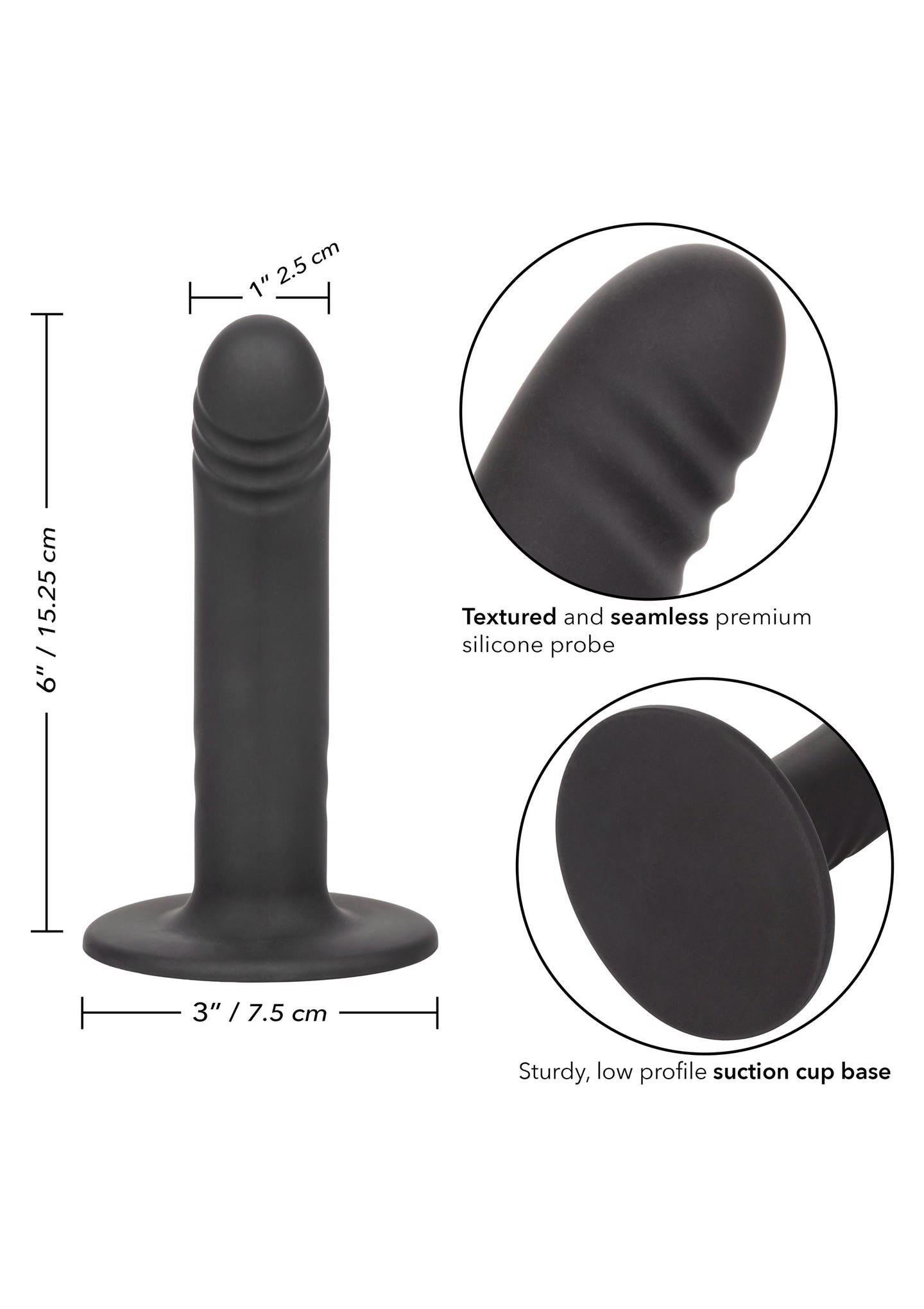 5-Boundless 6/15.25cm Ridged Black-5