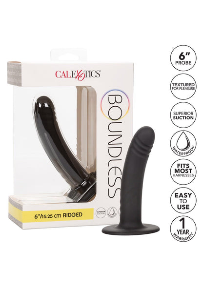 6-Boundless 6/15.25cm Ridged Black-6