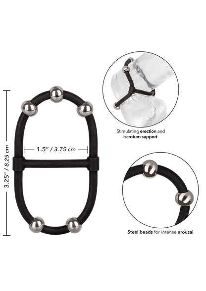 3-Beaded Dual Silicone Maximizer Black-3