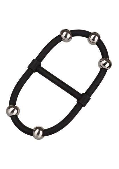 5-Beaded Dual Silicone Maximizer Black-5