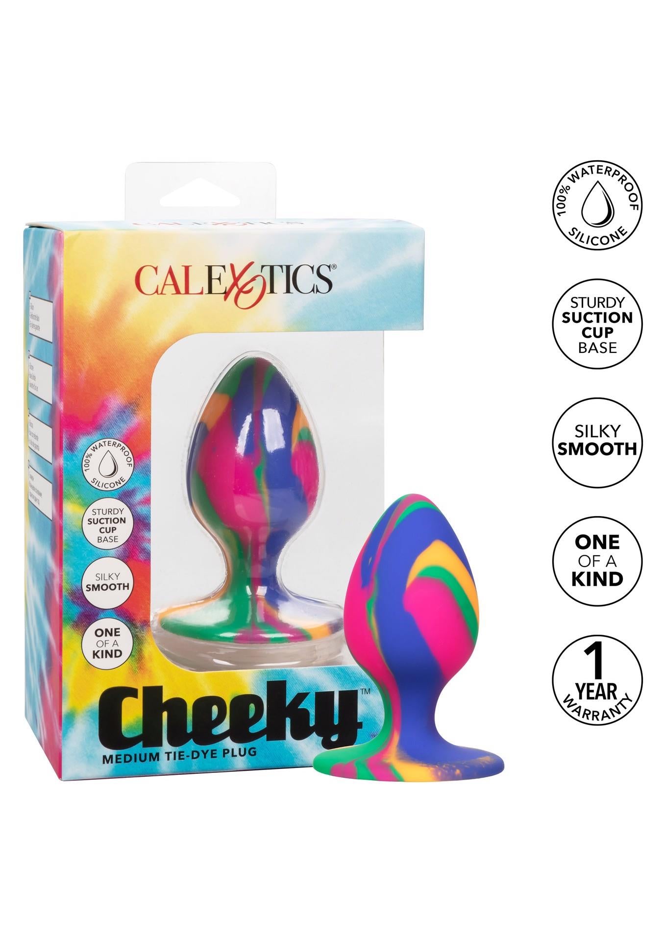 4-Cheeky Medium Tie-Dye Plug Multicolor-4